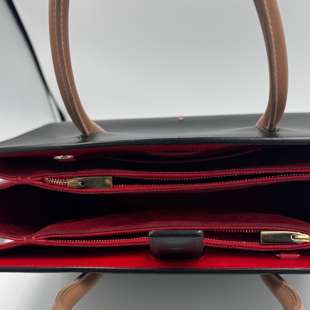 Christian Louboutin Paloma - Black Tote Red Interior & Adjustable Strap - Picture 12 of 14